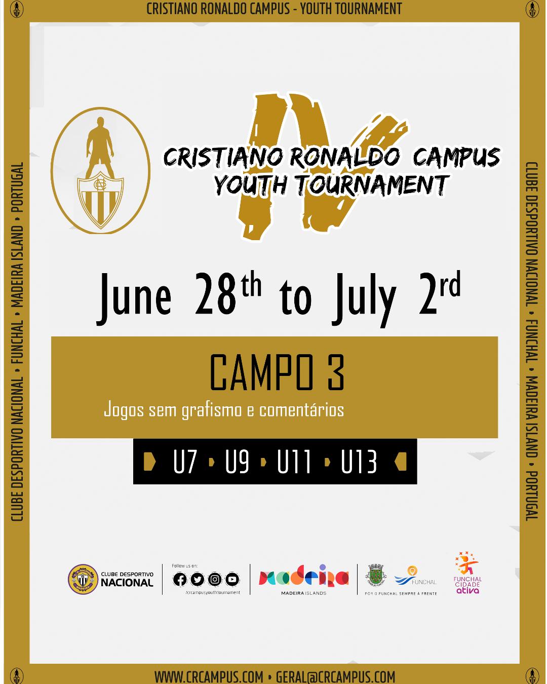 Campo 3 - IV Torneio Internacional Cristiano Ronaldo Campus Futebol