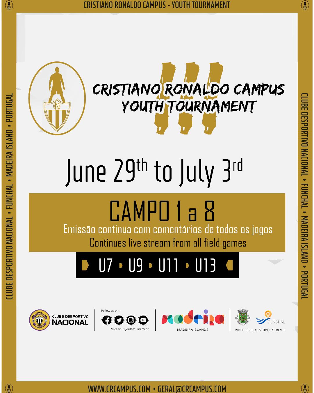 CAMPO 1 to 8 (Field) - CRISTIANO RONALDO CAMPUS FUTEBOL
