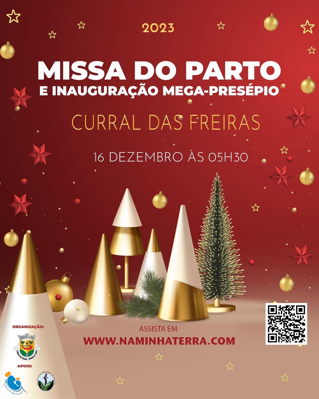 Curral das Freiras | Missa do Parto e inauguração Mega-presépio