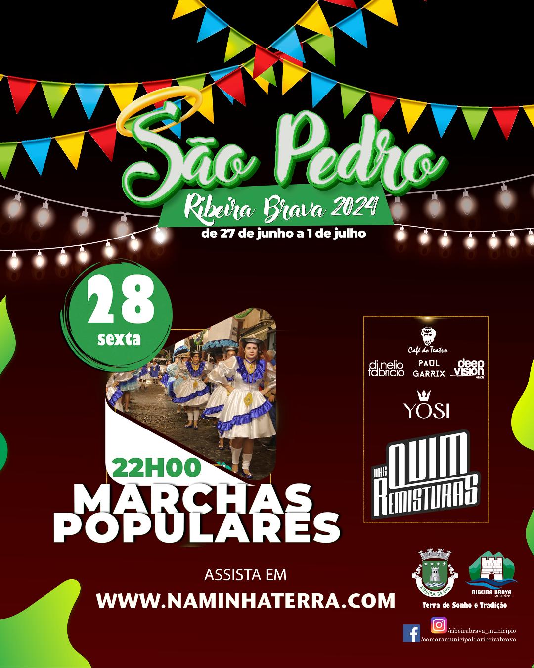 MARCHAS POPULARES DE SÃO PEDRO | RIBEIRA BRAVA 2024