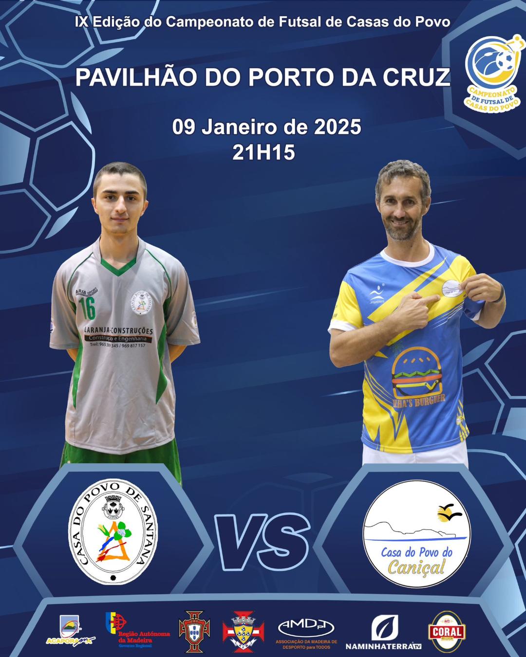 SANTANA x CANIÇAL - CAMPEONATO DE FUTSAL DE CASAS DO POVO