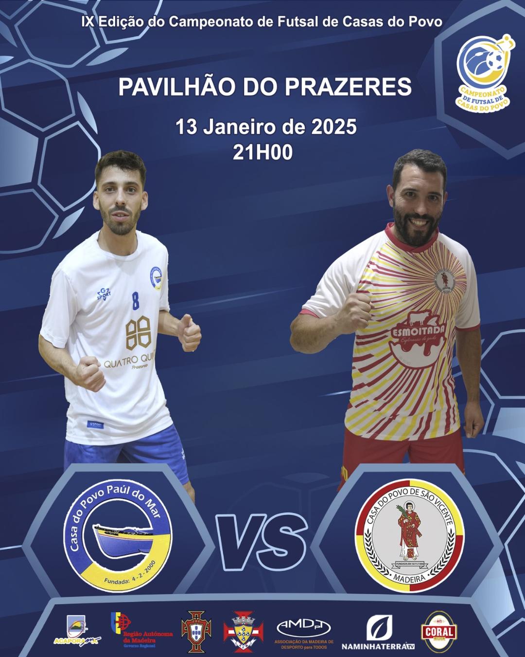 PAÚL DO MAR x SÃO VICENTE - CAMPEONATO DE FUTSAL DE CASAS DO POVO