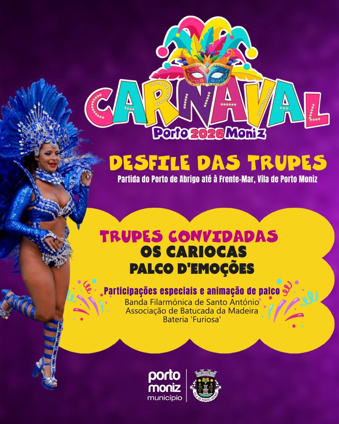 CARNAVAL DO PORTO MONIZ 2026