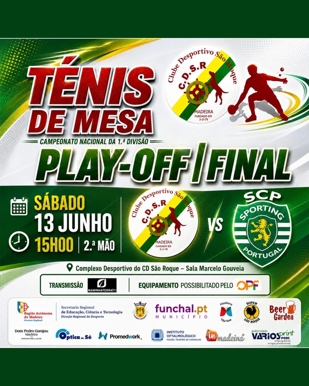 TÉNIS DE MESA - 1ª DIVISÃO NACIONAL 2026