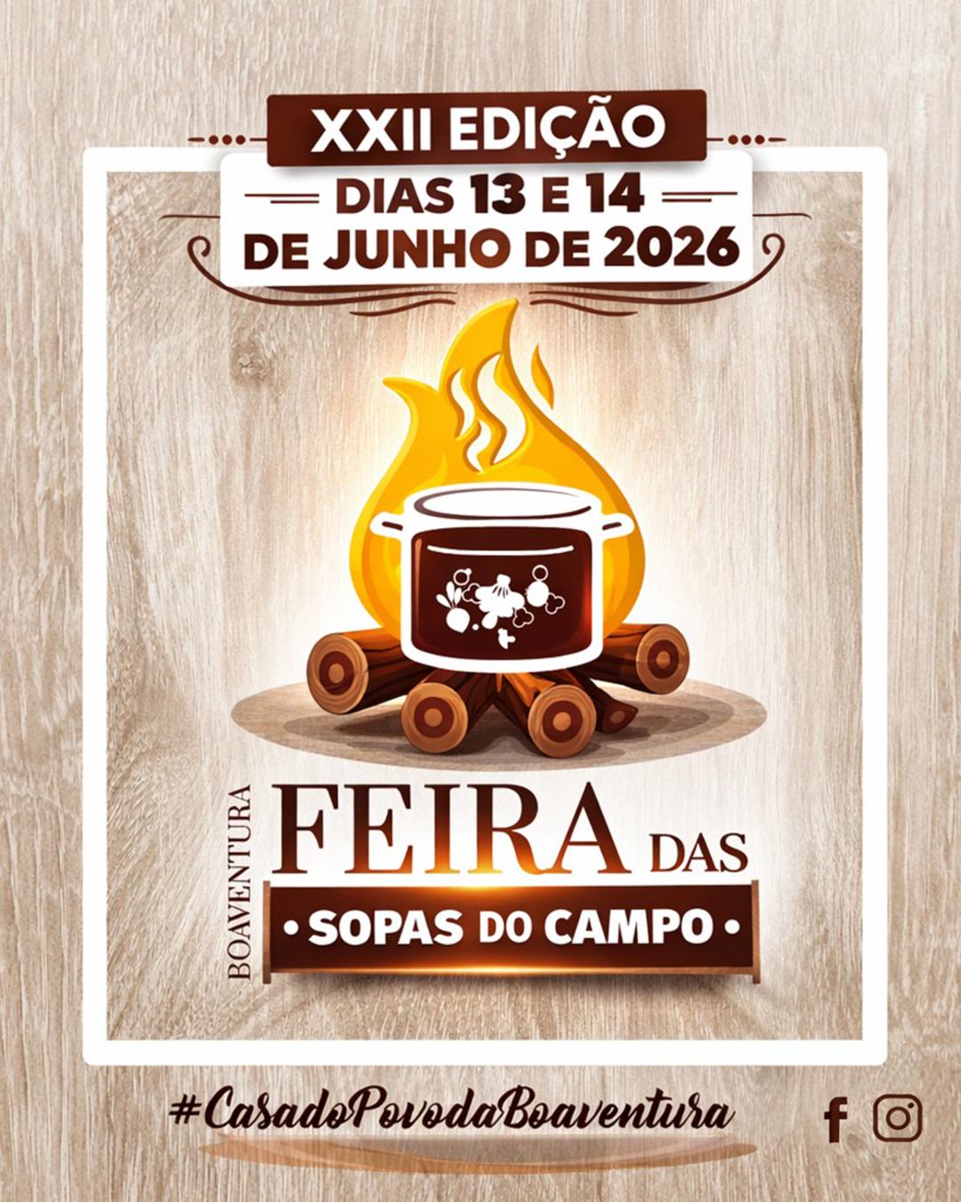 XXII FEIRA DAS SOPAS DO CAMPO | BOAVENTURA 