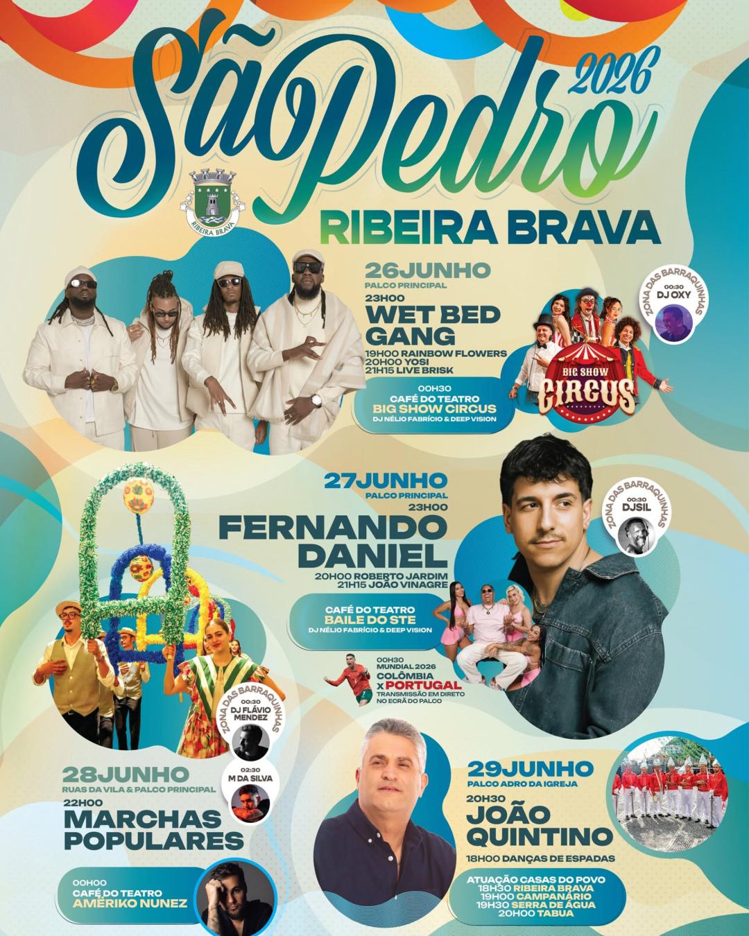 FESTAS DE SÃO PEDRO | RIBEIRA BRAVA 2026