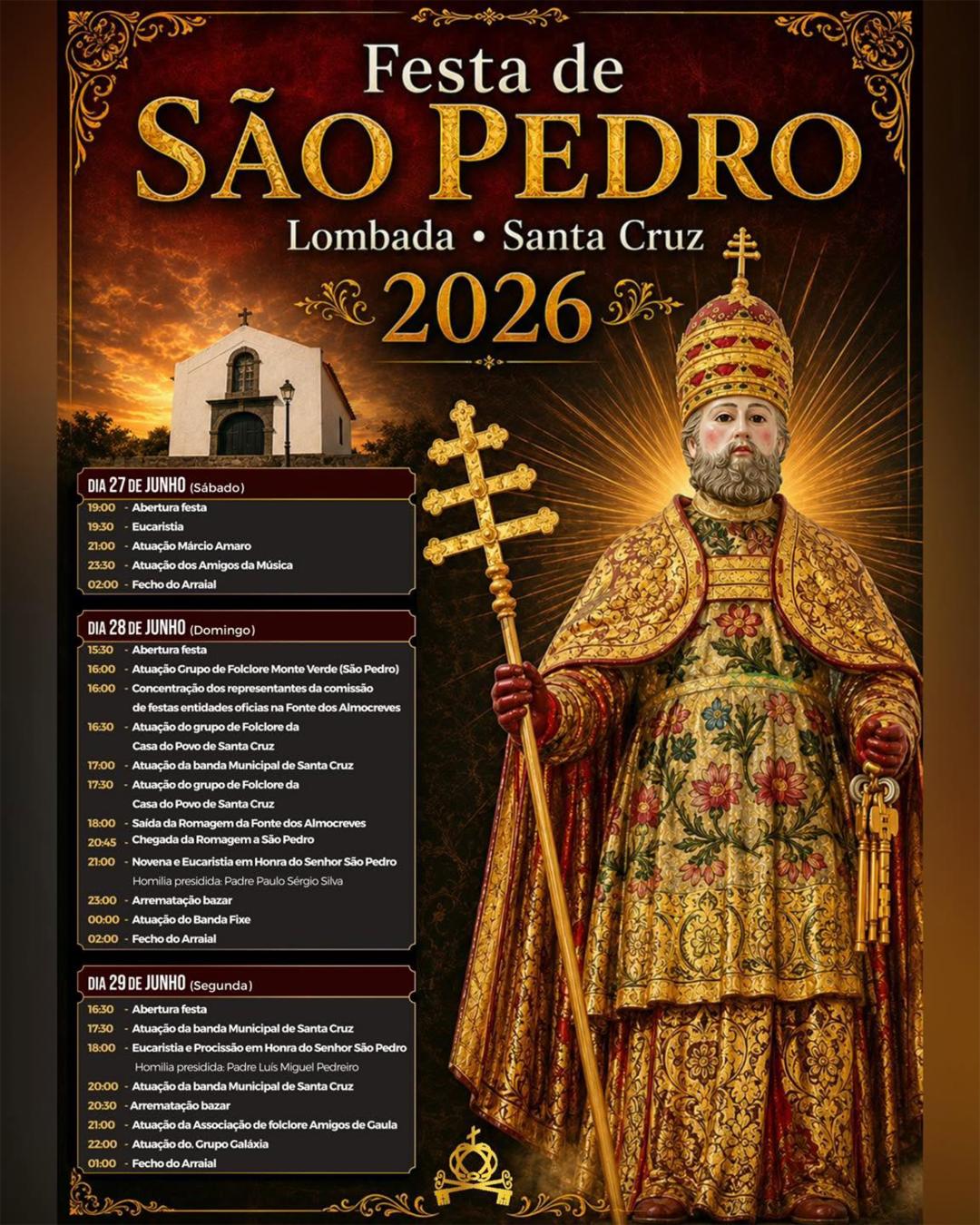 FESTA DE SÃO PEDRO | SANTA CRUZ 2026