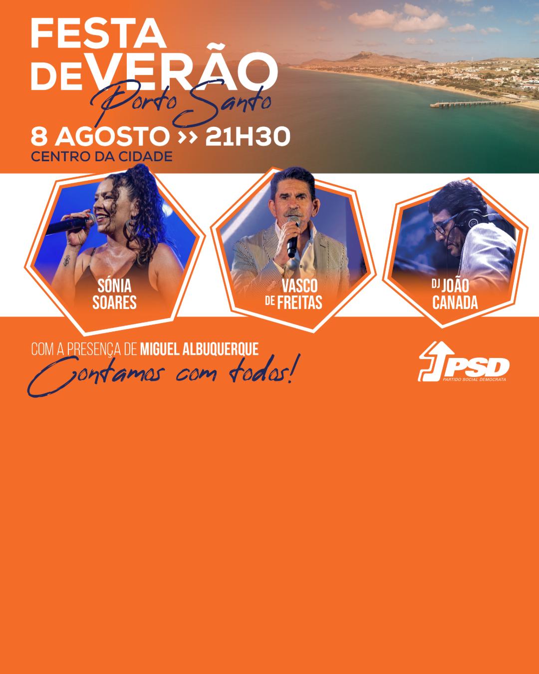FESTA DE VERÃO PSD MADEIRA | PORTO SANTO 2026