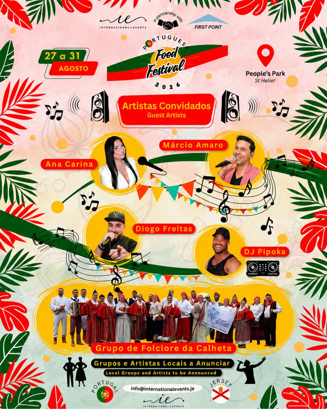 PORTUGUESE FOOD FESTIVAL | JERSEY 2026