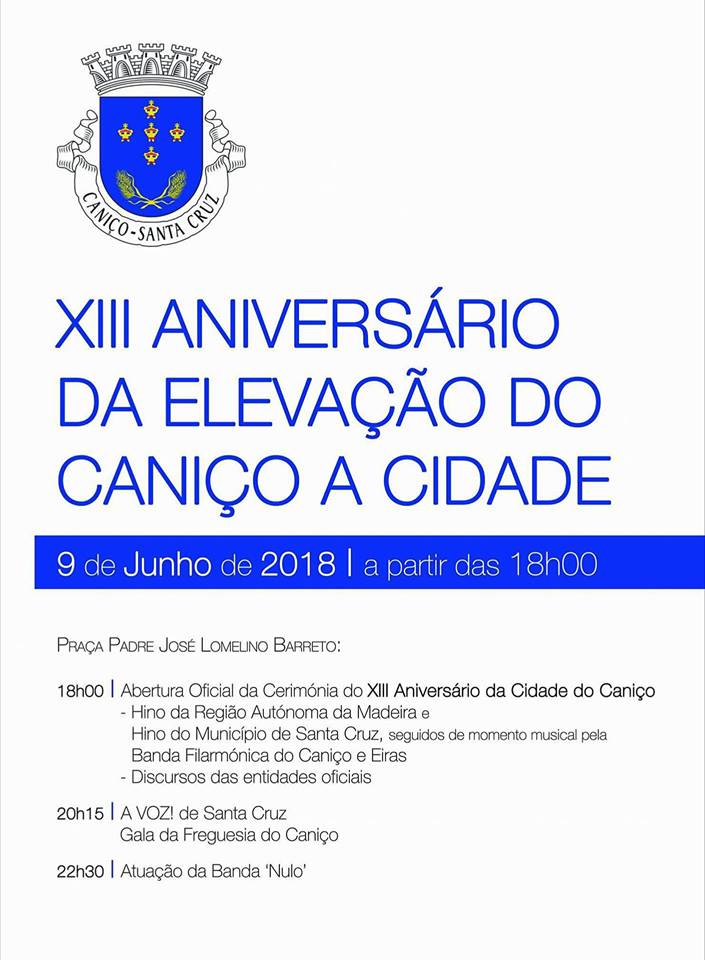 III Aniversário de elevação do Caniço a Cidade