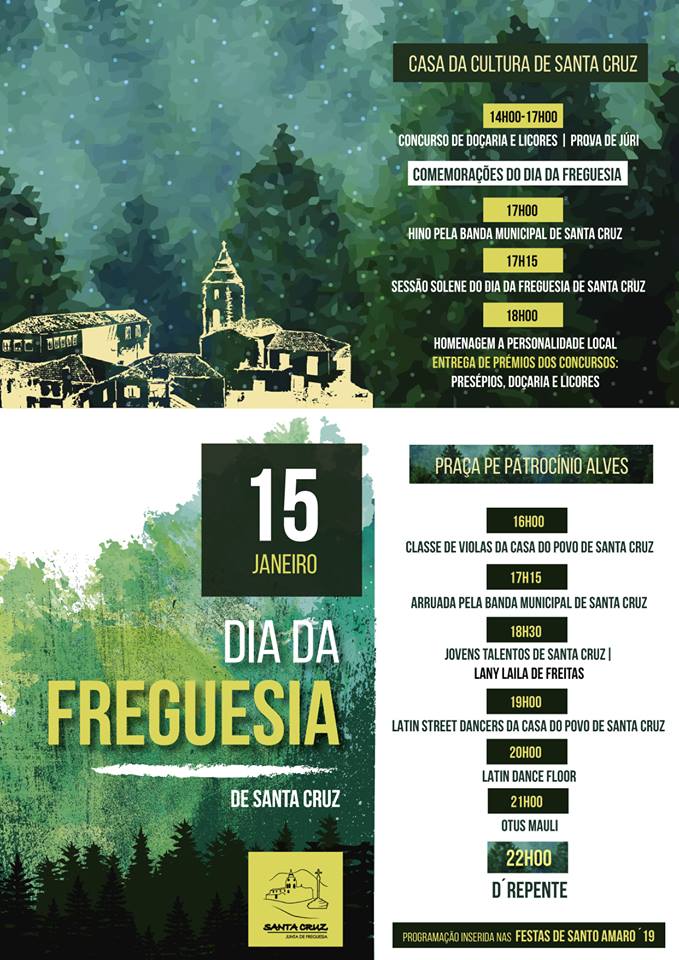 Dia da Freguesia de Santa Cruz e comemorações do Santo Amaro