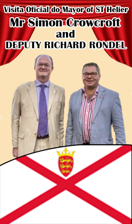 Ultimo dia de Visita do Mayor of St Helier Simon CrowCroft e Deputy Richard Rondel