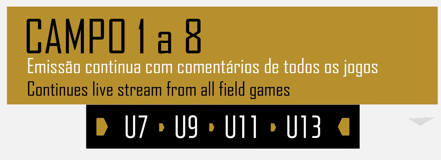 CAMPO 1 to 8 (Field) - CRISTIANO RONALDO CAMPUS FUTEBOL