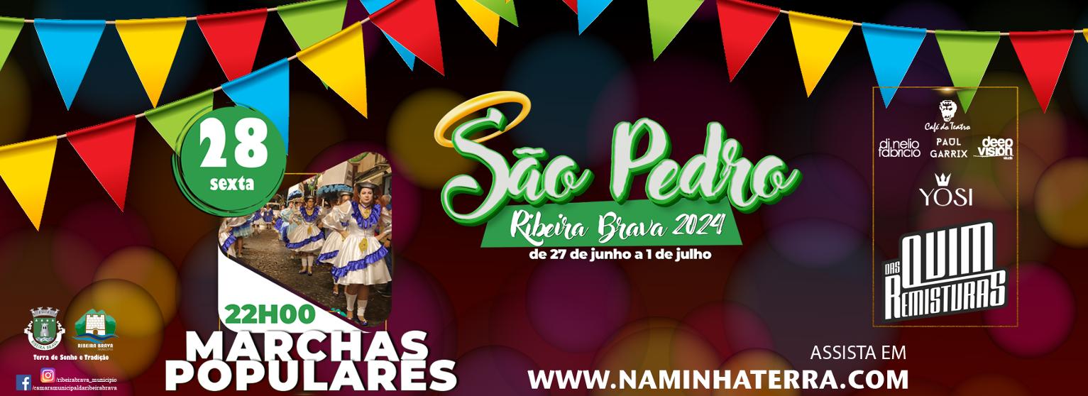 MARCHAS POPULARES DE SÃO PEDRO | RIBEIRA BRAVA 2024
