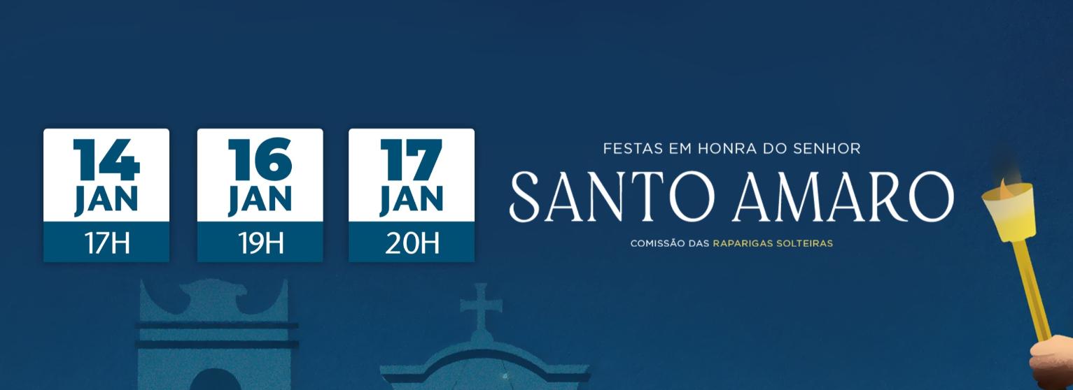 FESTAS EM HONRA DO SENHOR SANTO AMARO | SANTA CRUZ 2026