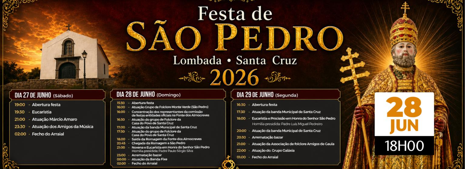 FESTA DE SÃO PEDRO | SANTA CRUZ 2026