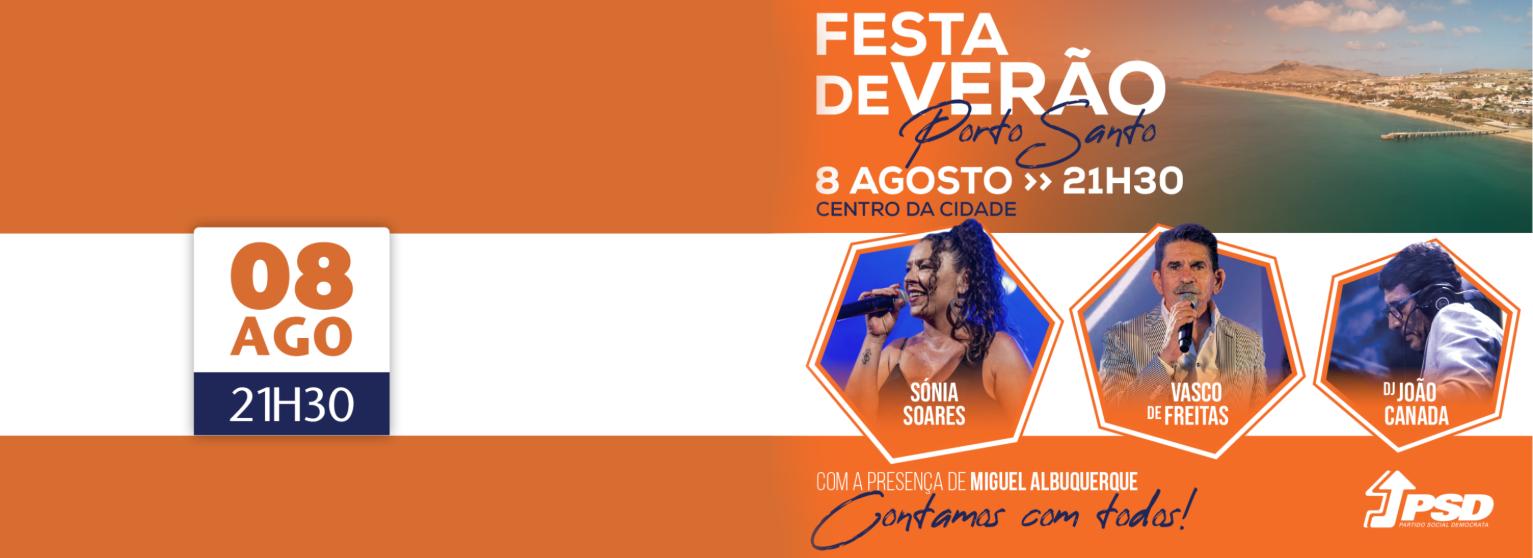 FESTA DE VERÃO PSD MADEIRA | PORTO SANTO 2026