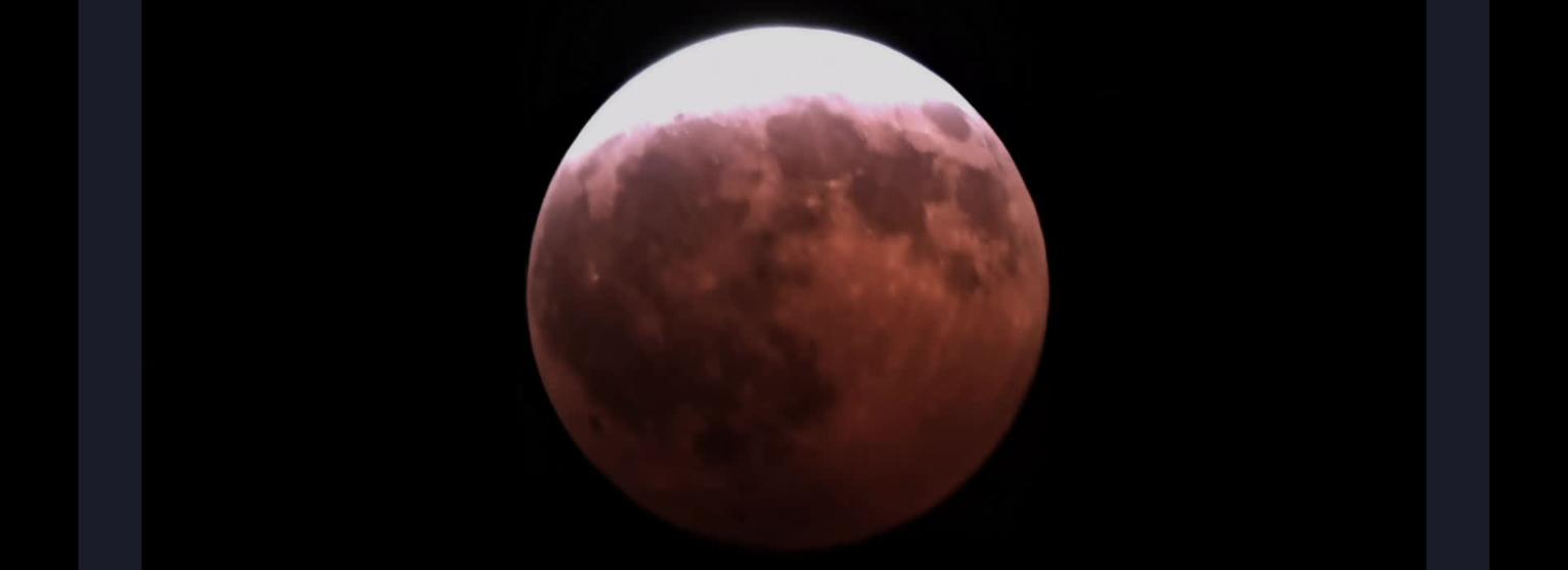 Eclipse Lunar Parcial encanta a Madeira na madrugada de 28 de Agosto